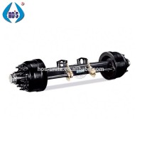 Hos 127mm beam Tandem Rear Drive Axles For Trailer With Brake Drum